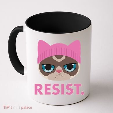 Resist Cat  Coffee Mug