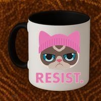 Resist Cat  Coffee Mug thumb 2