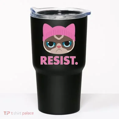 Resist Cat  Tumbler