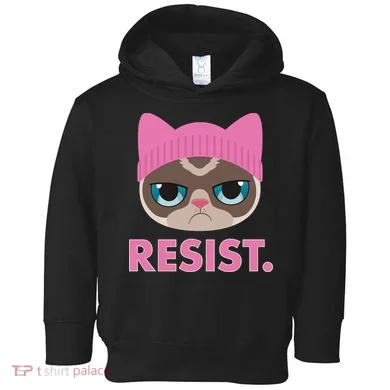 Resist Cat  Toddler Hoodie