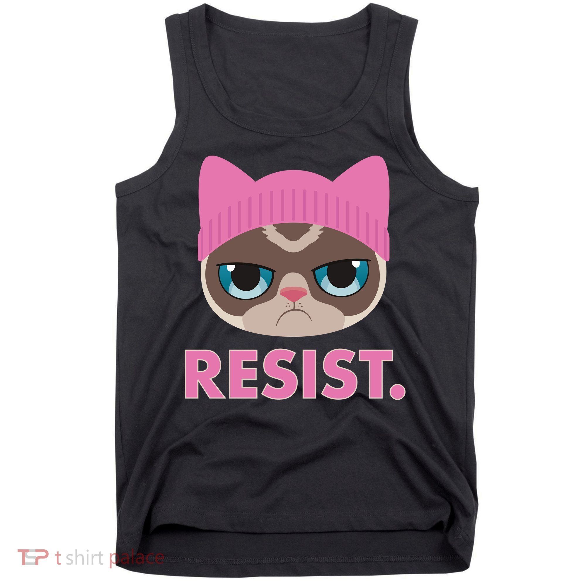 Resist Cat  Tank Top