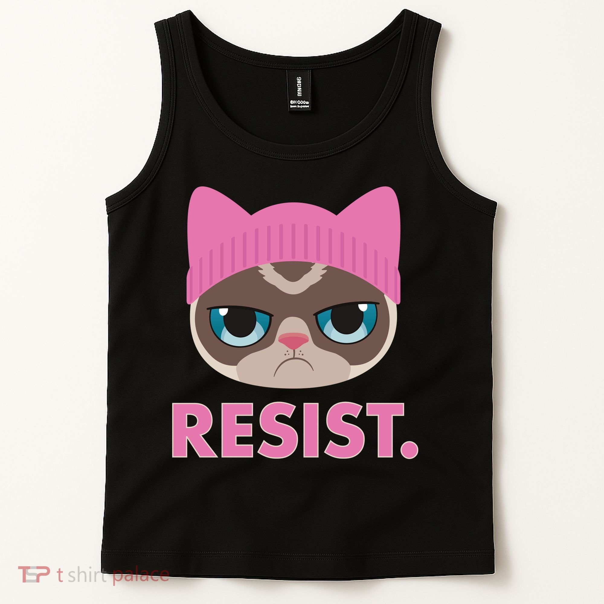 Resist Cat  Tank Top
