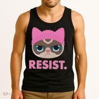 Resist Cat  Tank Top thumb 3