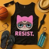 Resist Cat  Tank Top thumb 4