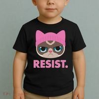 Resist Cat  Toddler T-Shirt thumb 2