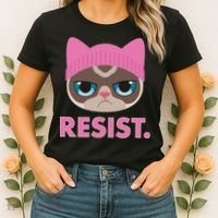 Resist Cat  Women's T-Shirt thumb 2