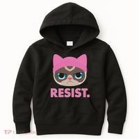 Resist Cat  Kids Hoodie thumb 0