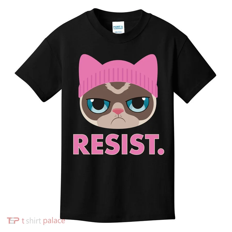 Resist Cat  Kids T-Shirt
