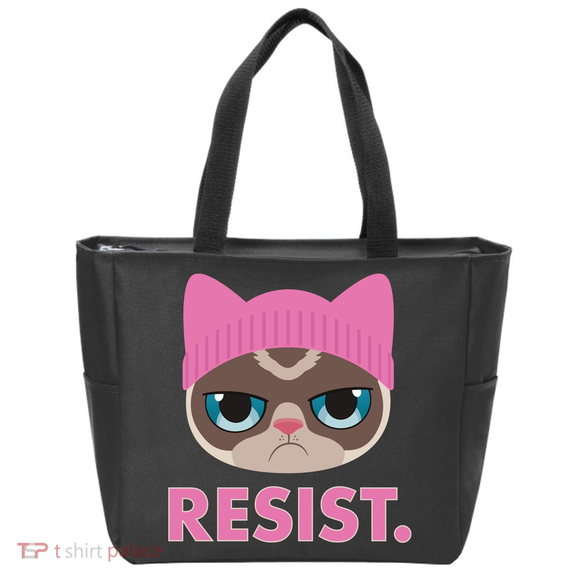 Resist Cat  Tote Bag
