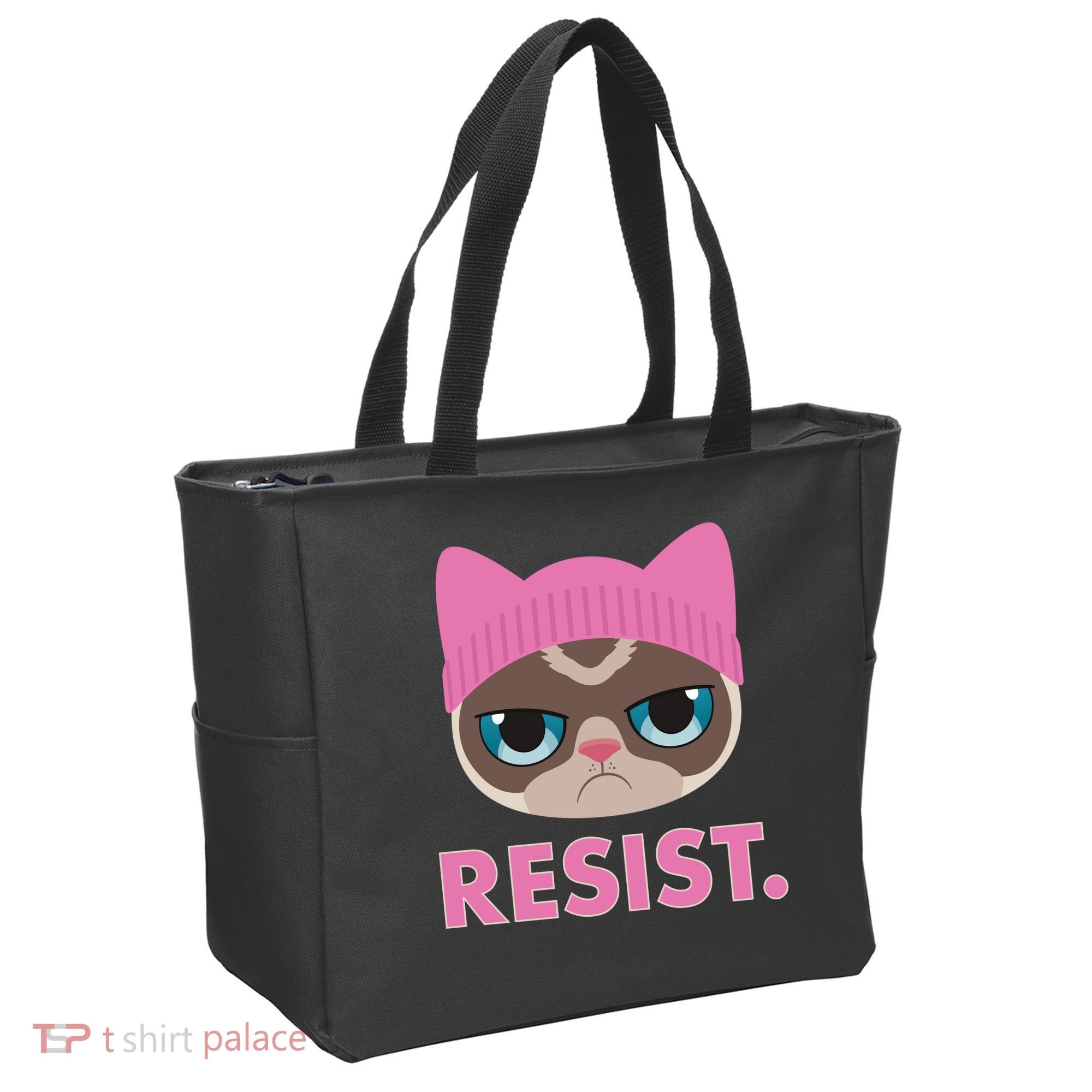 Resist Cat  Tote Bag