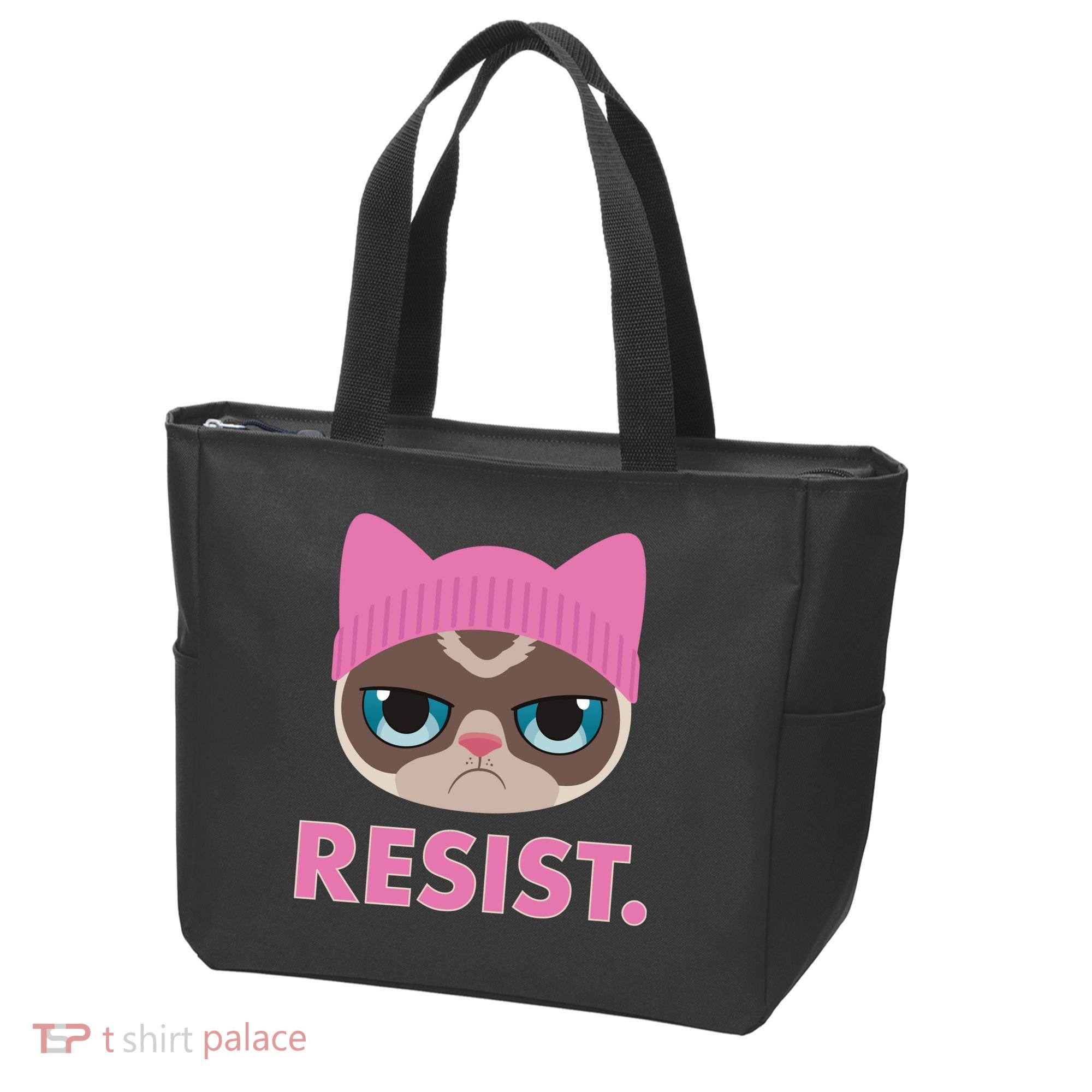 Resist Cat  Tote Bag