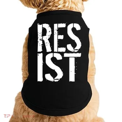 Resist Distressed Doggie Tank