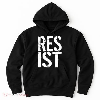Resist Distressed Hoodie