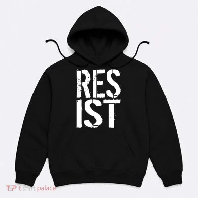 Resist Distressed Hoodie