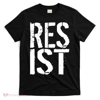 Resist Distressed T-Shirt