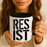Resist Distressed Coffee Mug thumb 3