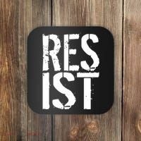 Resist Distressed Coaster thumb 0
