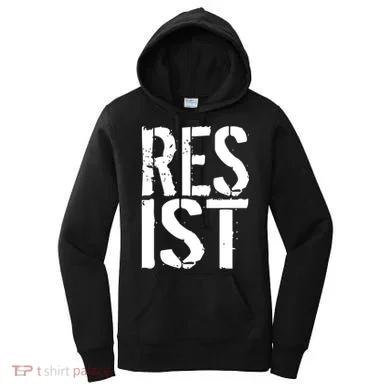 Resist Distressed Women's Hoodie