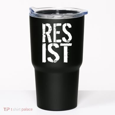 Resist Distressed Tumbler