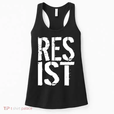 Resist Distressed Women's Tank Top