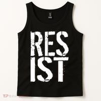 Resist Distressed Tank Top thumb 2