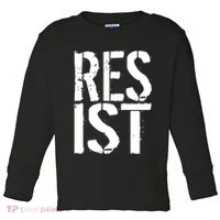 Resist Distressed Toddler Long Sleeve thumb 0