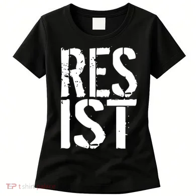 Resist Distressed Women's T-Shirt