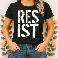 Resist Distressed Women's T-Shirt thumb 2