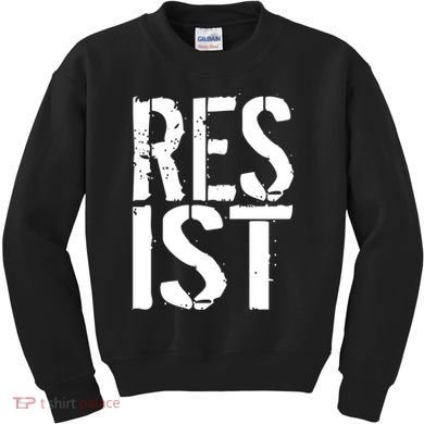 Resist Distressed Kids Sweatshirt