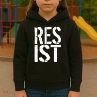 Resist Distressed Kids Hoodie thumb 3