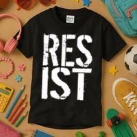 Resist Distressed Kids T-Shirt thumb 3