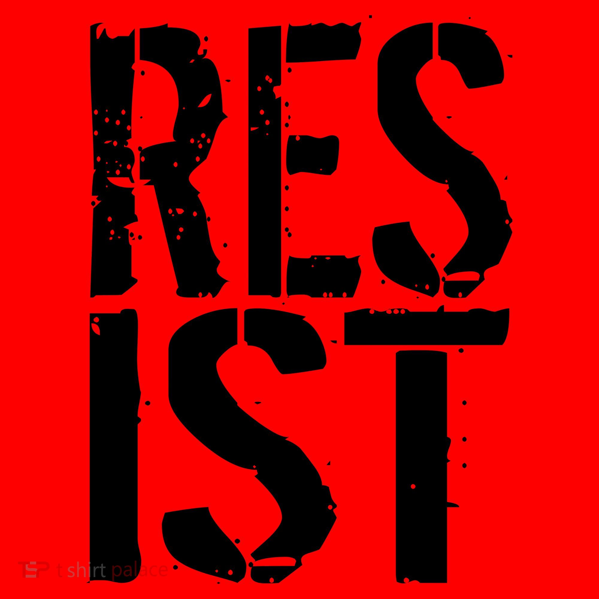 Resist Distressed Santa Hat