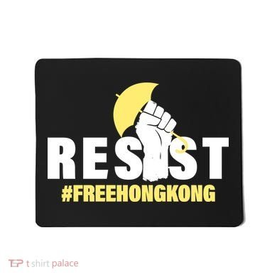 Resist Fight For Hong Kong Yellow Umbrella Movement Mousepad