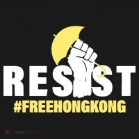 Resist Fight For Hong Kong Yellow Umbrella Movement Toddler Hoodie thumb 2