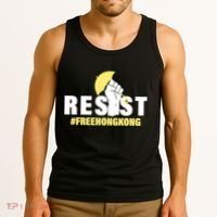 Resist Fight For Hong Kong Yellow Umbrella Movement Tank Top thumb 3