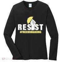 Resist Fight For Hong Kong Yellow Umbrella Movement Women's Long Sleeve Shirt thumb 0