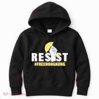 Resist Fight For Hong Kong Yellow Umbrella Movement Kids Hoodie thumb 0