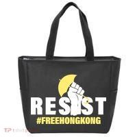 Resist Fight For Hong Kong Yellow Umbrella Movement Tote Bag thumb 0