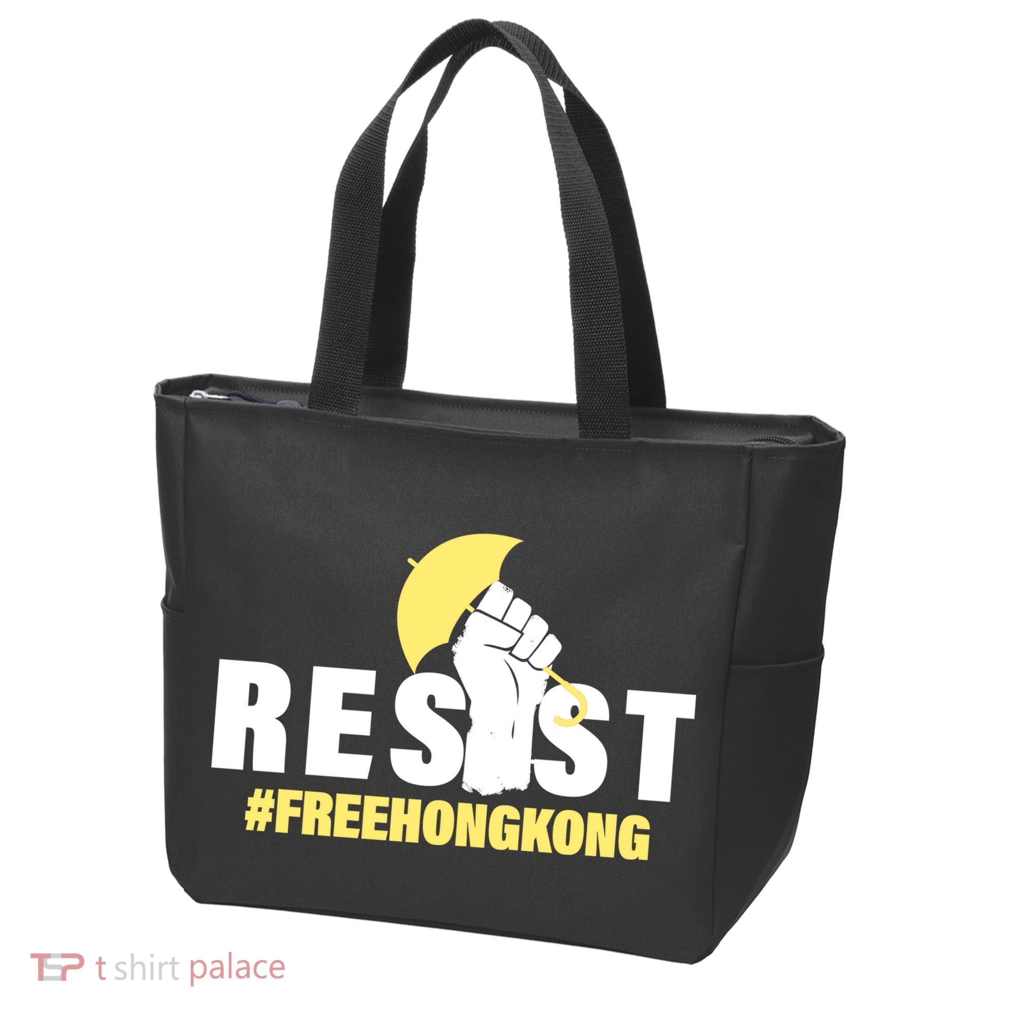 Resist Fight For Hong Kong Yellow Umbrella Movement Tote Bag
