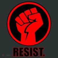 Resist Fist Circle Crest Resistance Anti Trump Tank Top thumb 6