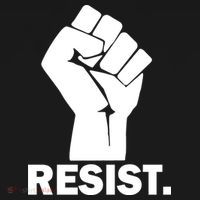 Resist Fist Logo Anti Trump Backpack thumb 2