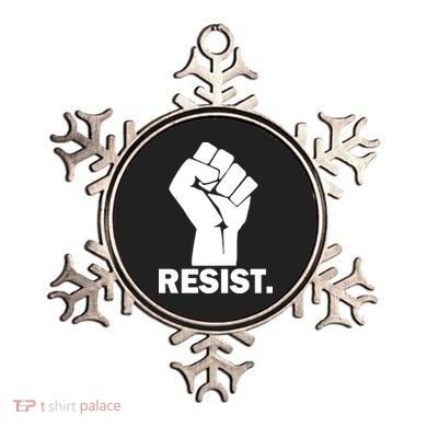 Resist Fist Logo Anti Trump Ornament