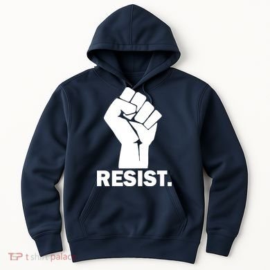 Resist Fist Logo Anti Trump Hoodie