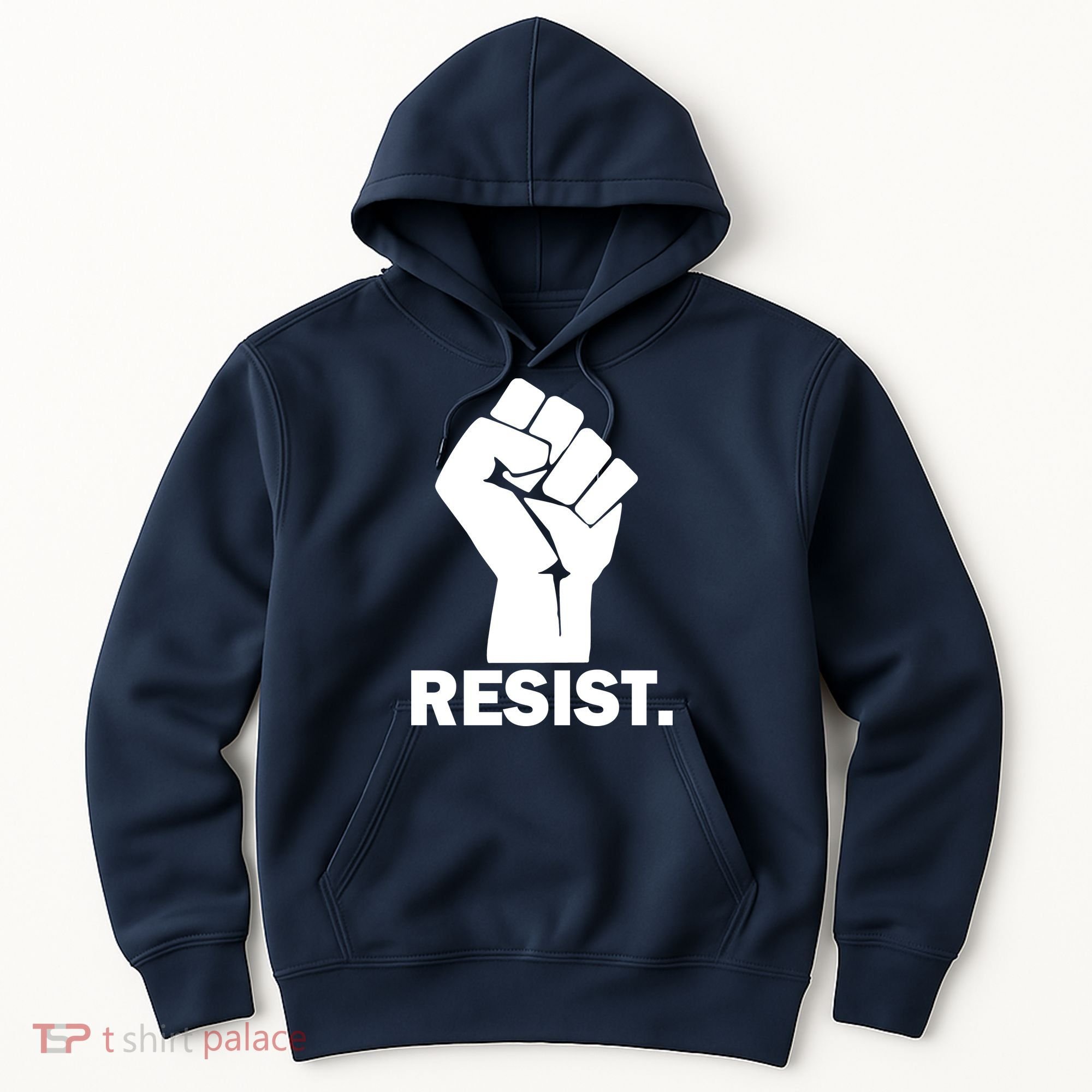 Resist Fist Logo Anti Trump Hoodie