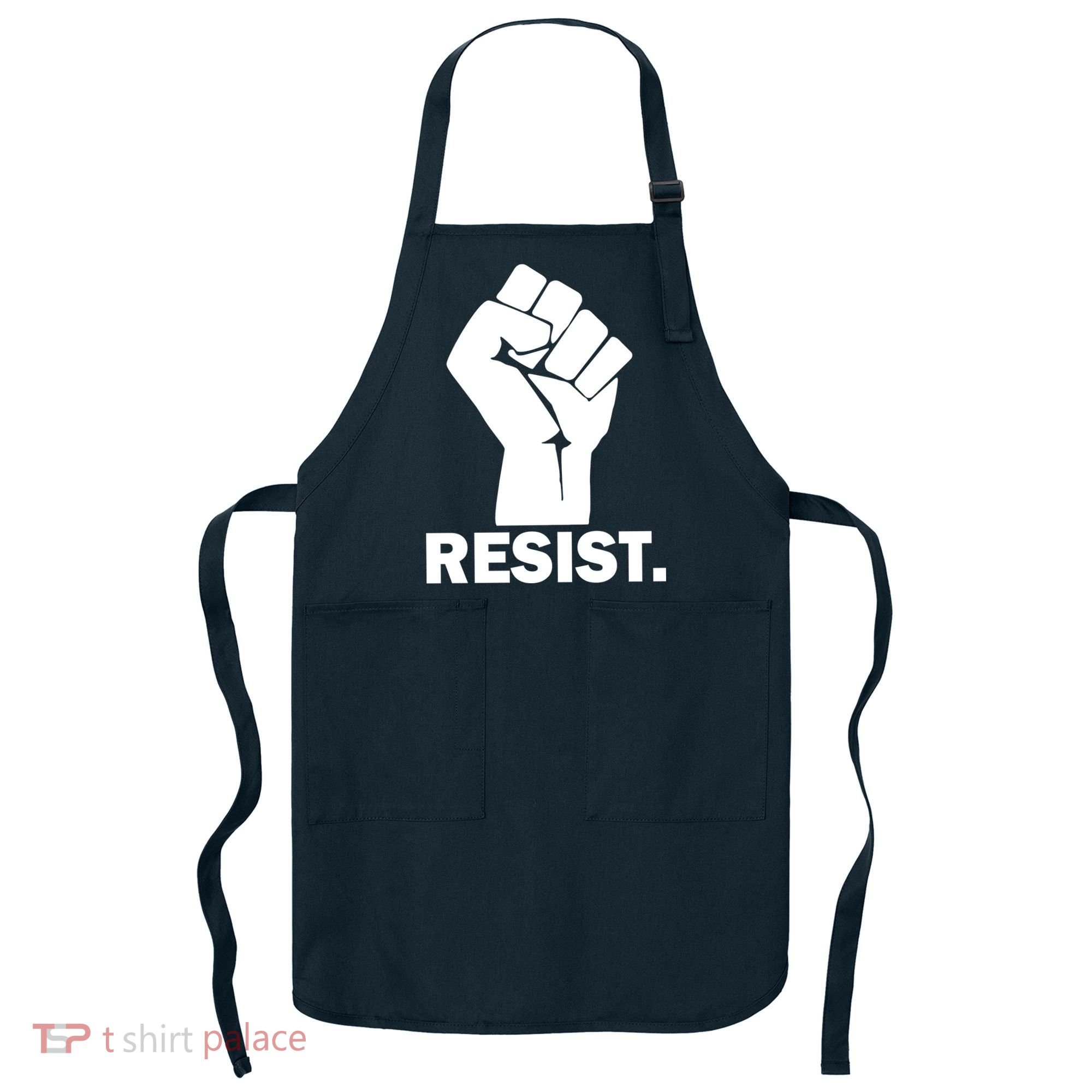 Resist Fist Logo Anti Trump Apron
