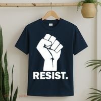 Resist Fist Logo Anti Trump T-Shirt thumb 2