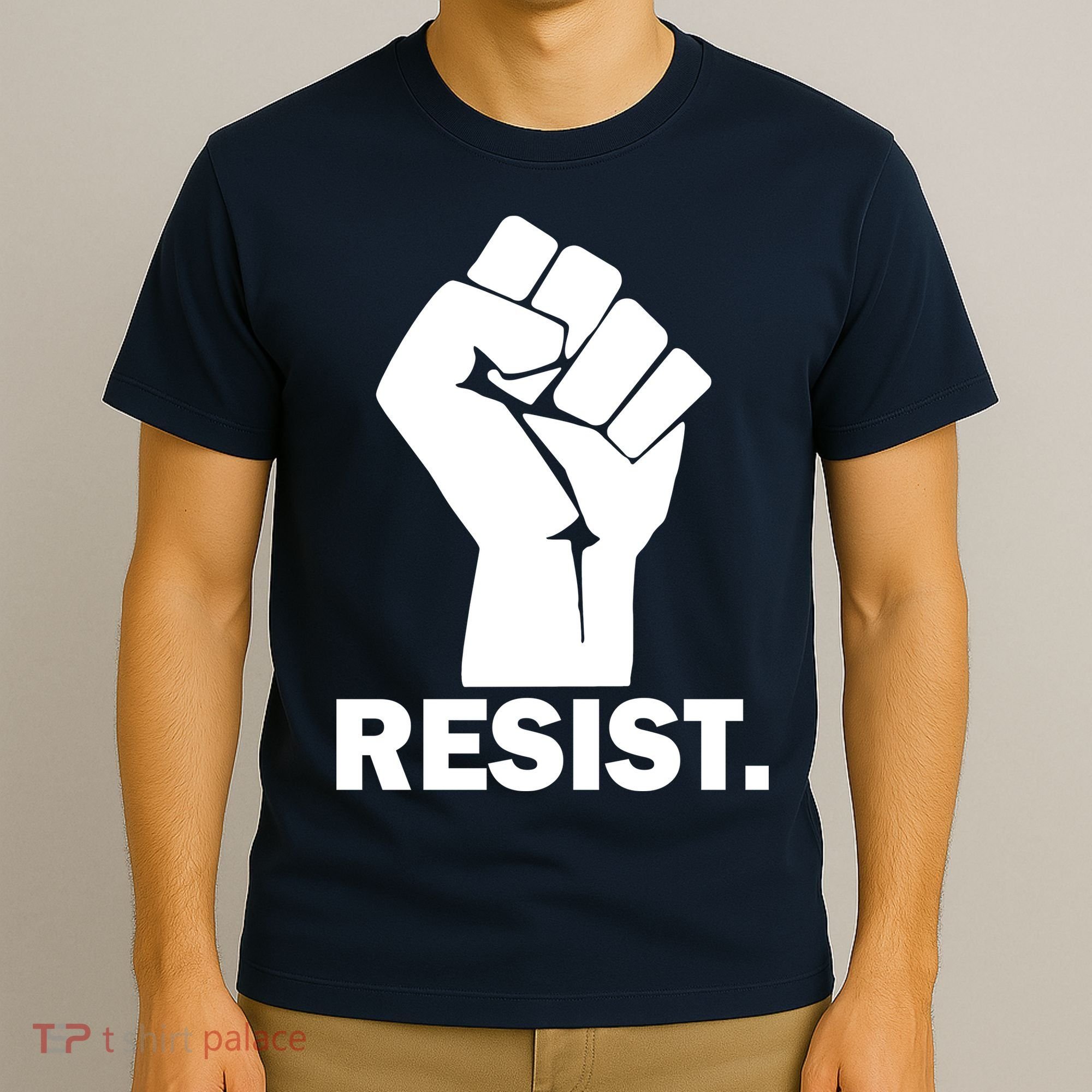 Resist Fist Logo Anti Trump T-Shirt
