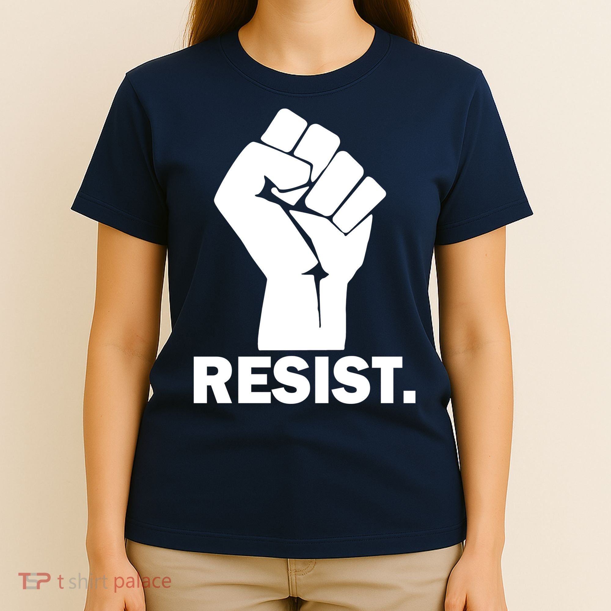 Resist Fist Logo Anti Trump T-Shirt
