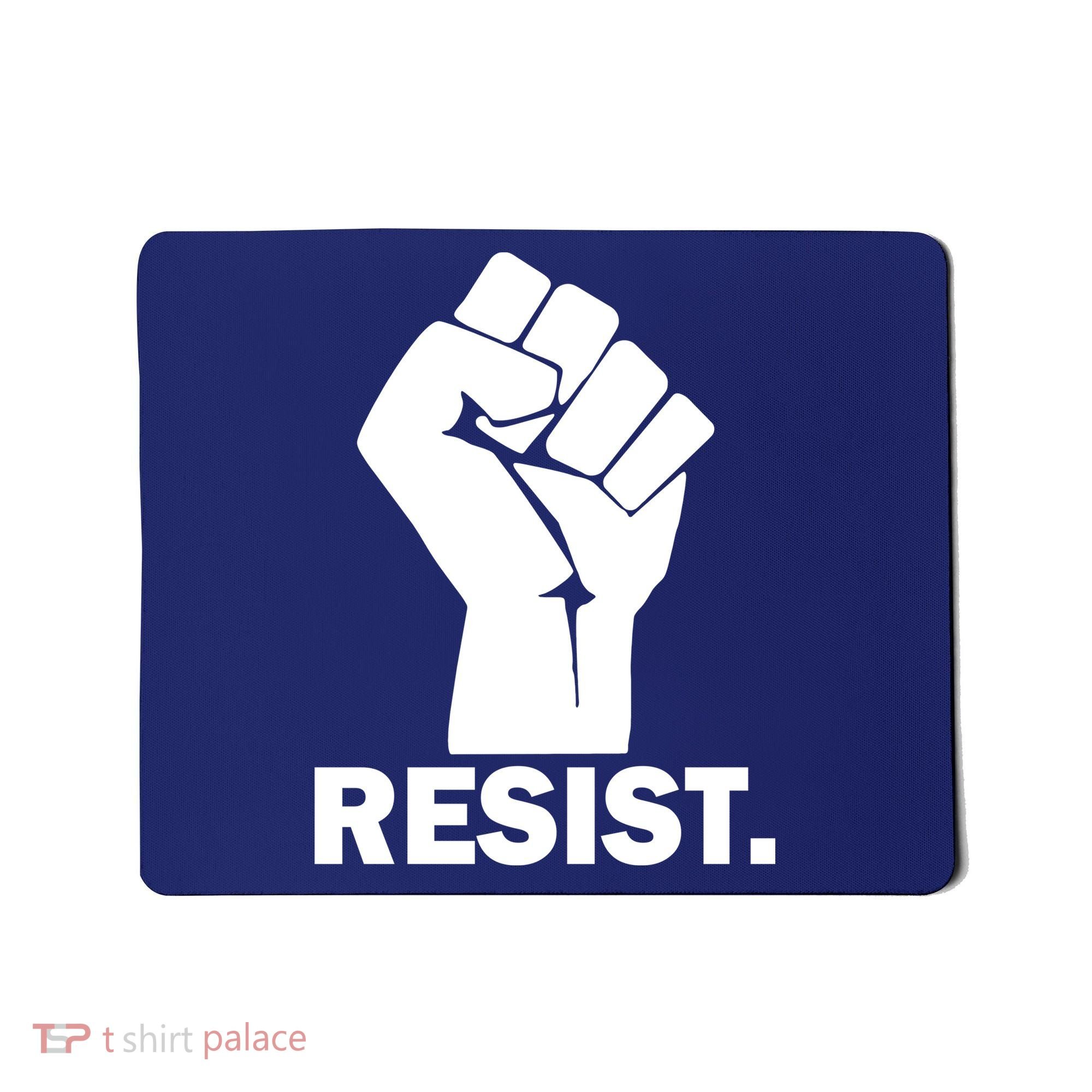 Resist Fist Logo Anti Trump Mousepad