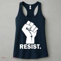Resist Fist Logo Anti Trump Women's Tank Top thumb 3